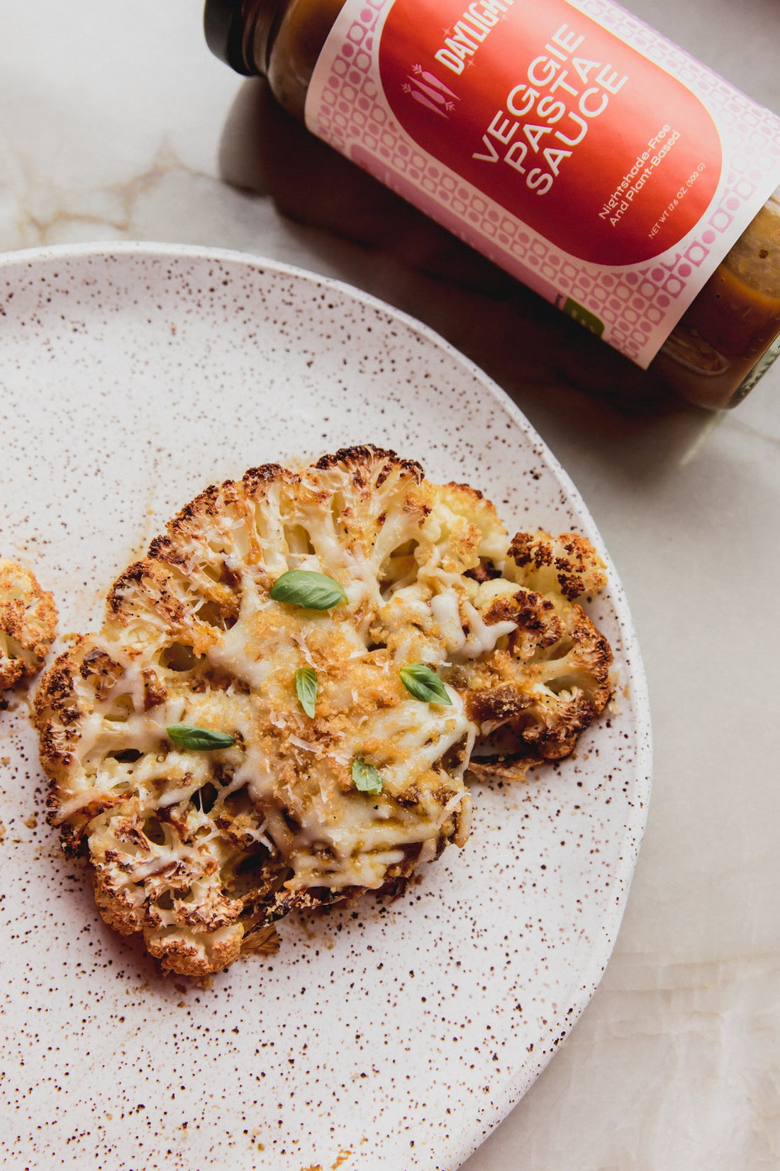 Gluten & Nightshade Free Cauliflower Parmesan